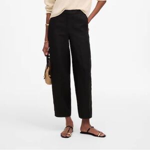 Madewell Pull-On Barrel Pants in 100% Linen